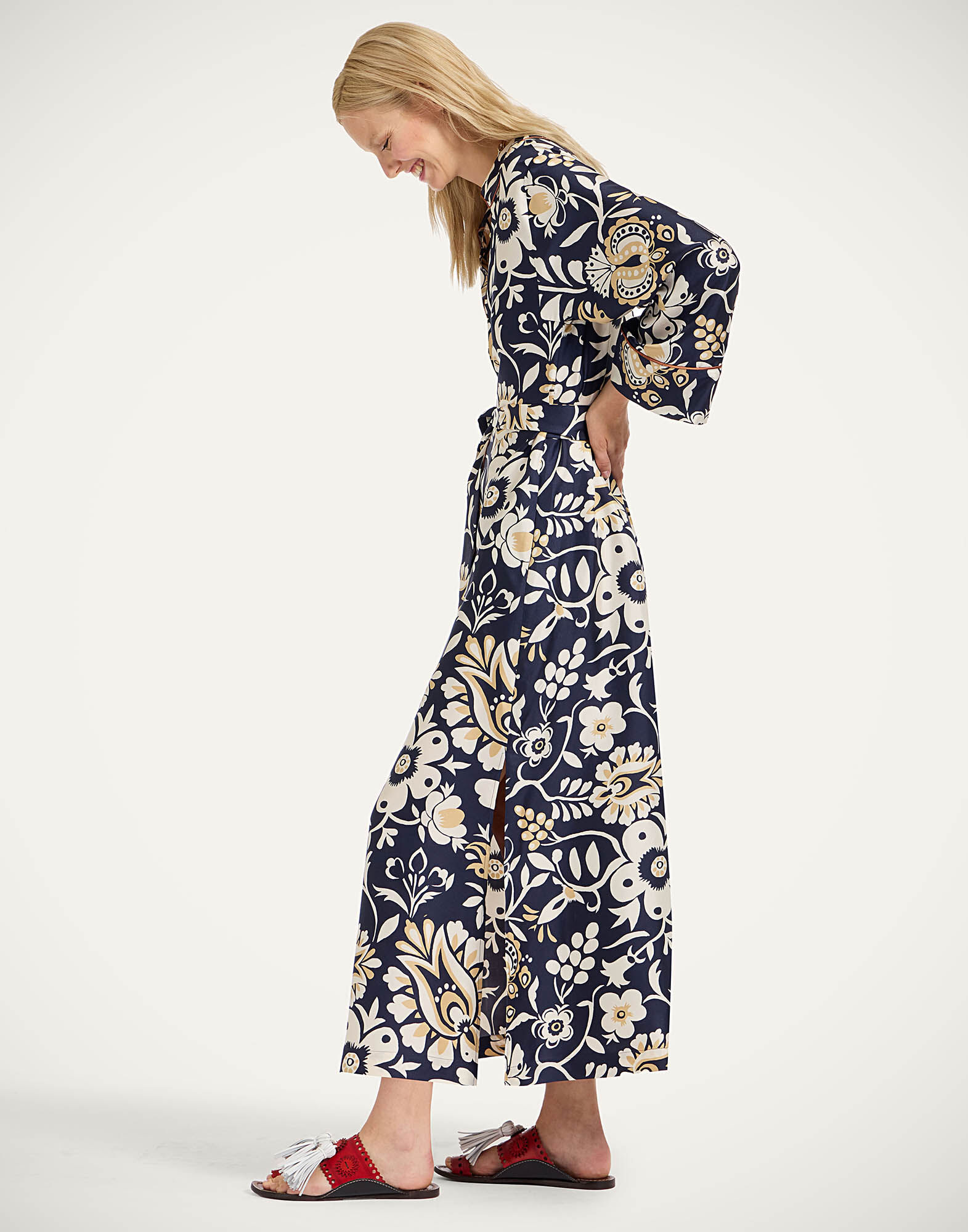 Midnight Dress in Selva Blue for Women | La DoubleJ