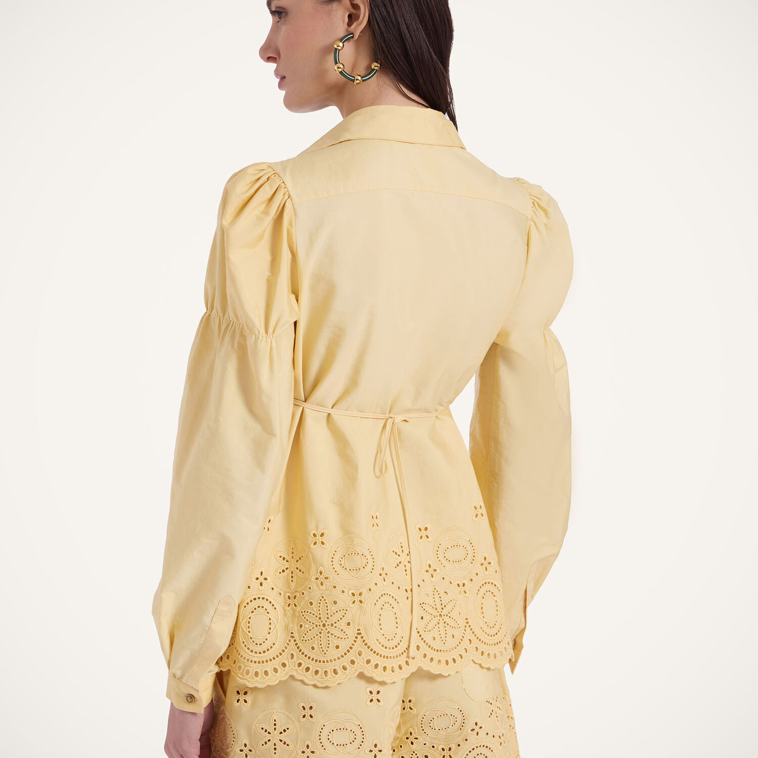 La Doublej Franca Shirt In Eclipse Light Yellow