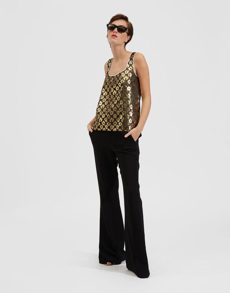 La DoubleJ Twirl Top La DoubleJ Twirl Top Leopard Chine' TOP0085JAC041LEC0001