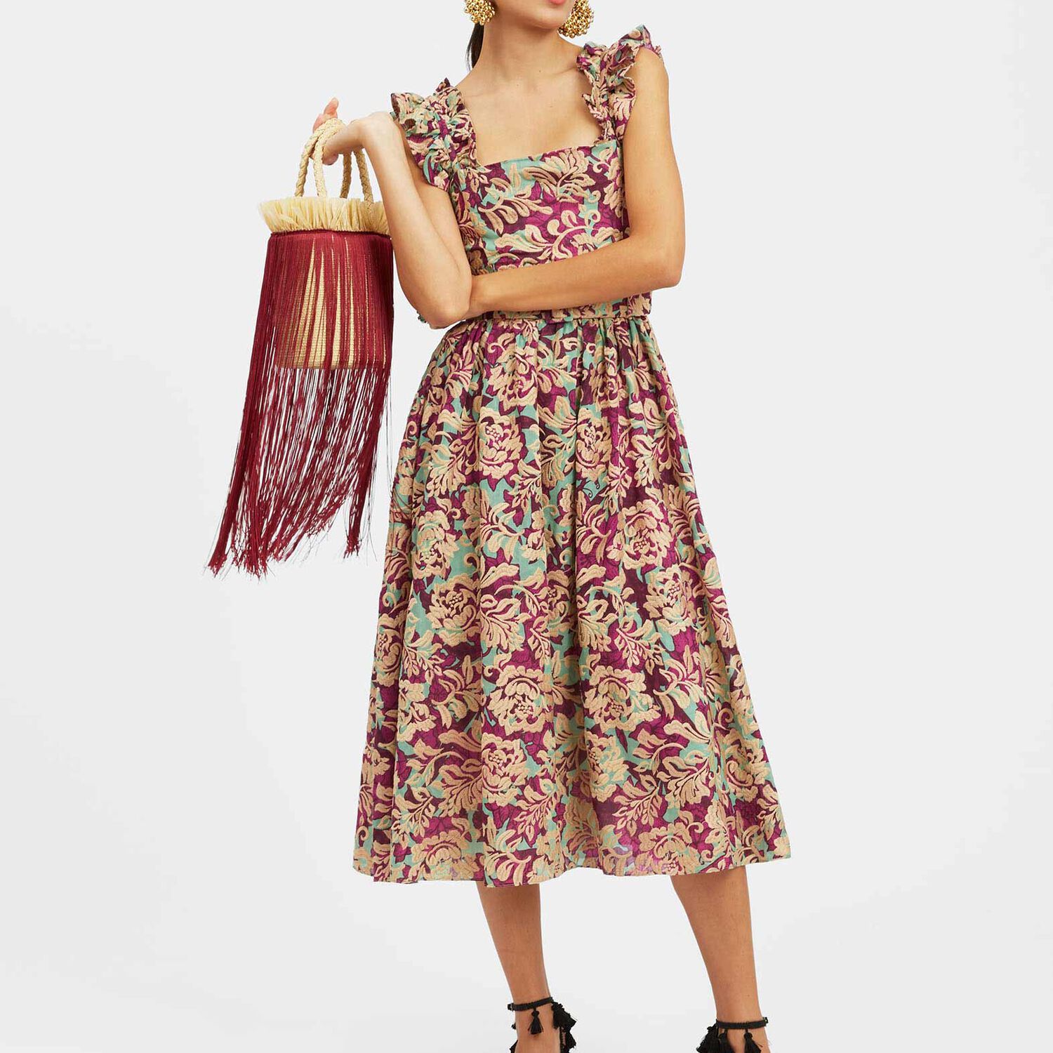 La Doublej Zeta Dress In Lilium Purple
