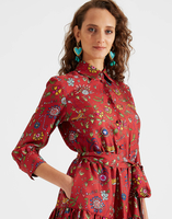 LaDoubleJ Short Bellini Dress LaDoubleJ Short Bellini Dress Babe Bordeaux DRE0121SIL001BAB0004