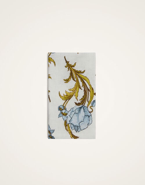 La DoubleJ Large Napkins Set Of 2 Nymph Bloom Light Blue NAP0017LIN008NYB01BU01
