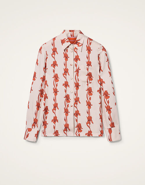 La DoubleJ Boy Shirt Mini Iris Dark Orange SHI0001SIL001IRS03OR03