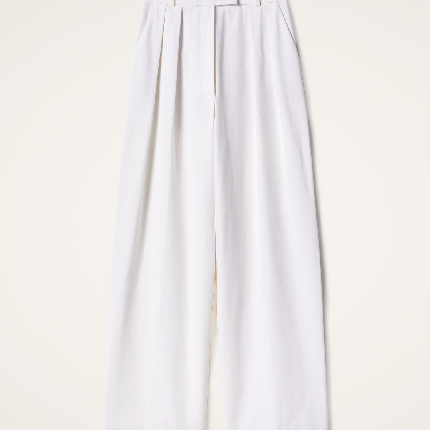 La Doublej Brooklyn Pants In Solid White