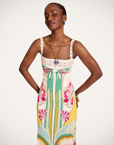 Buy Me A Martini Dress in Tulip Place Green for Women | La DoubleJ Buy Me A Martini Dress in Tulip Place Green for Women | La DoubleJ