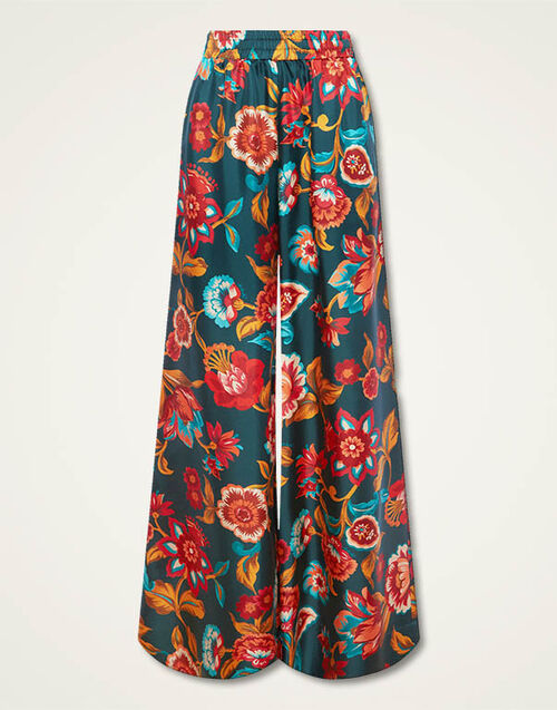 La DoubleJ Palazzo Pants Hottie Emerald TRO0003SIL001HOT01GR04