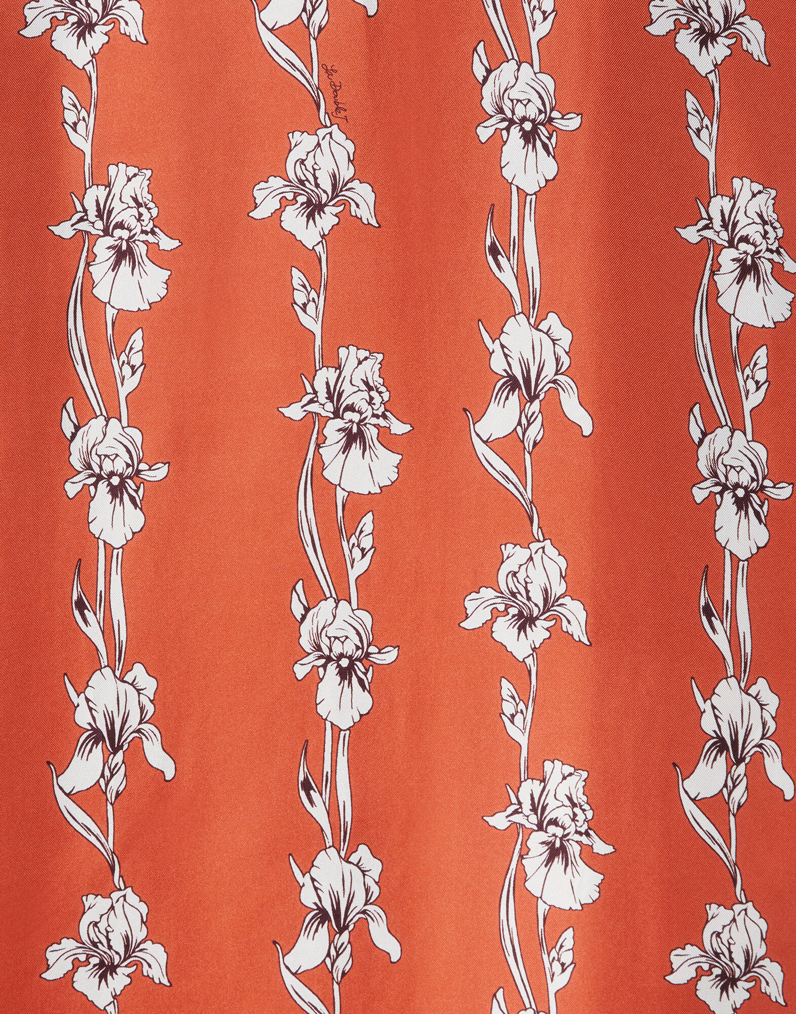 La DoubleJ Swing Dress Mini Iris Dark Orange DRE0001SIL001IRS03OR09