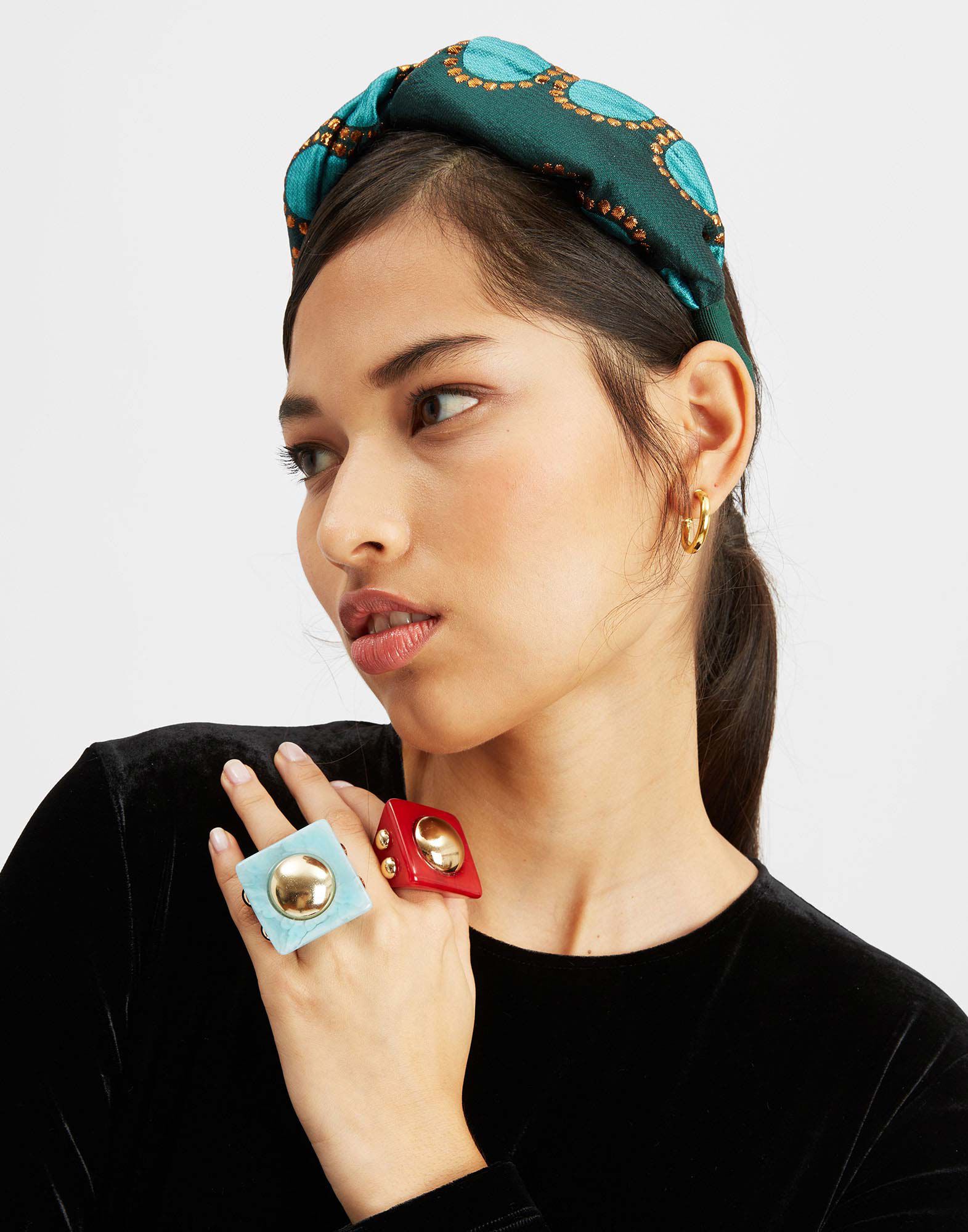 La DoubleJ Cerchietto Winter Sun Emerald HEB0010JCQ060WSU01GR04