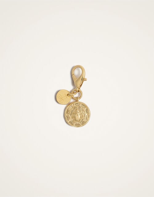La DoubleJ Mini Scarab Charm La DoubleJ Mini Scarab Charm 24k Gold Plate CHM0012BRA003SOLIDYE05