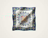 La DoubleJ Foulard 140 La DoubleJ Foulard 140 Nucleus Placée Blue SCA0060MOS001NUC10BU03