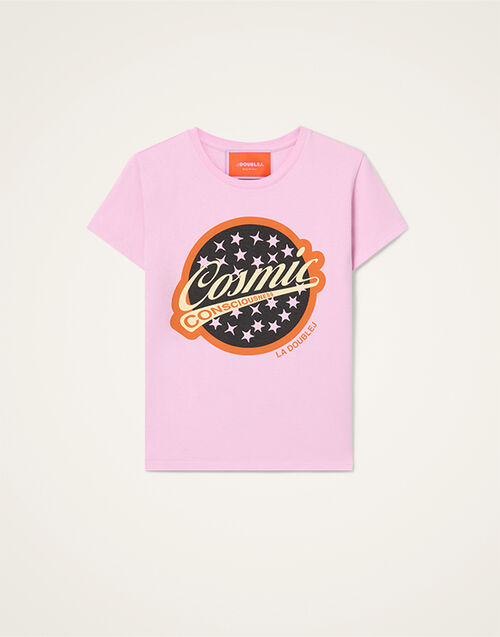 La DoubleJ High Tee Shirt Solid Lilac TSH0069JER079SOP14PU02