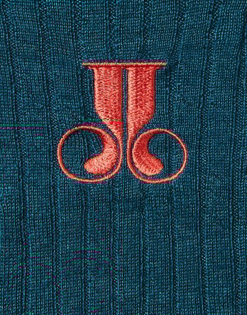 La DoubleJ High Kick Top La DoubleJ High Kick Top Blue PUL0167KNI091VA196BU05