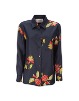 LaDoubleJ Boy Shirt LaDoubleJ Boy Shirt Space Flower SHI0001SIL001SPA0001