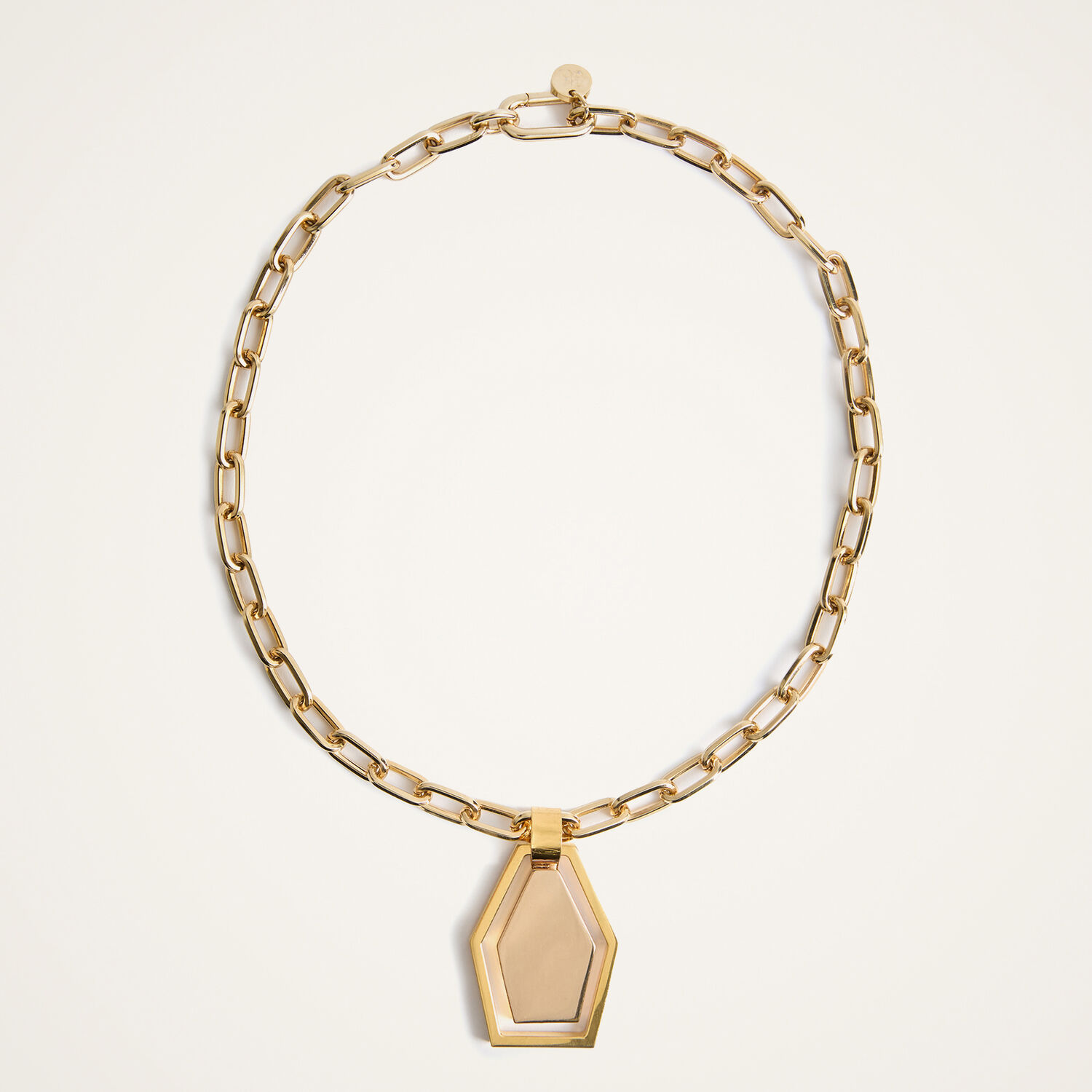 La Doublej Swinging Portal Necklace In Gold