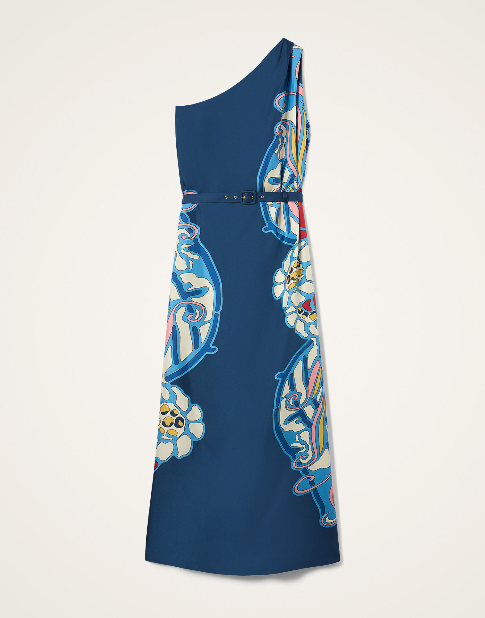 La DoubleJ Roy Dress Lemuria Plac&eacute;e Blue DRE0304SIL006LEM02BU03