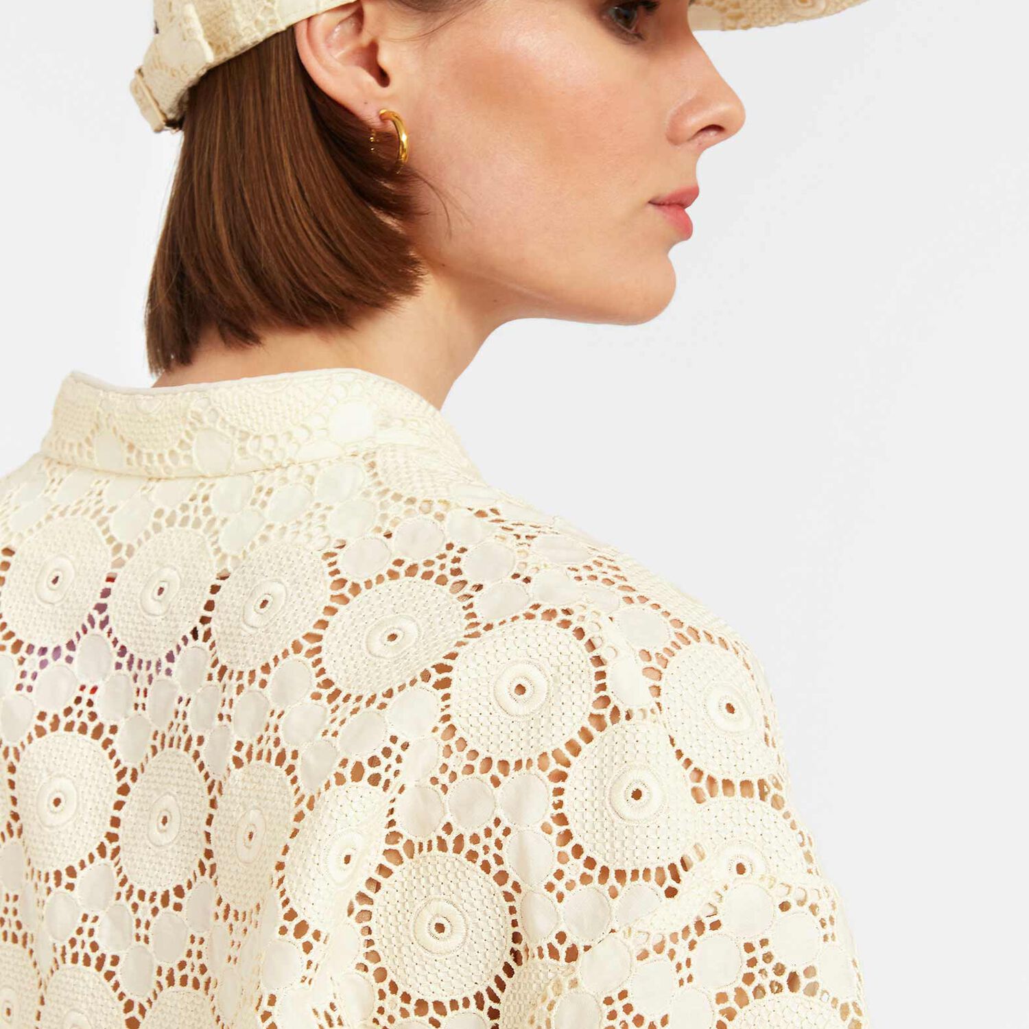 La Doublej Jackie Shirt In Evil Eye Ivory