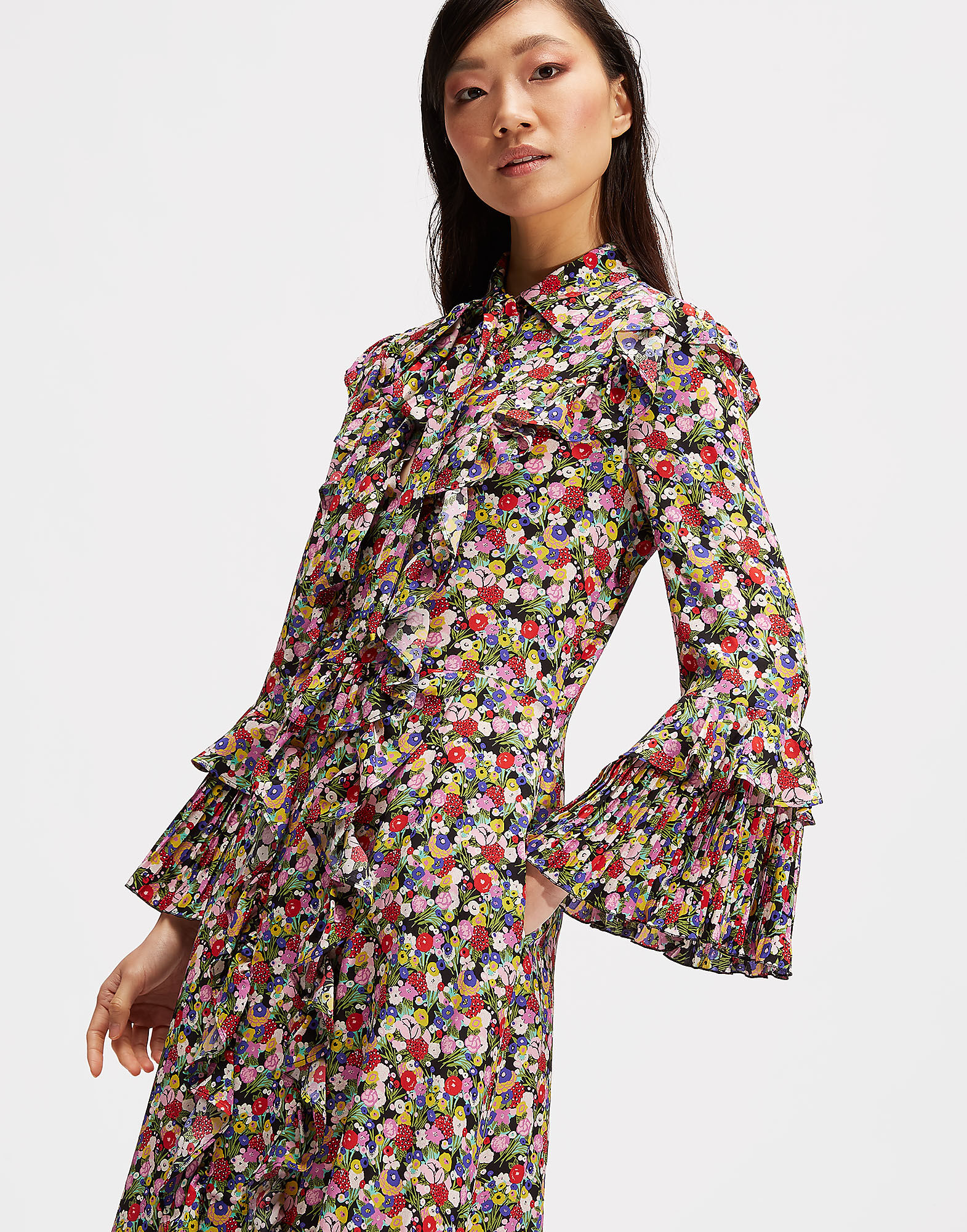 LaDoubleJ Long Fancy Dress Granny DRE0097SIL001GRA0001