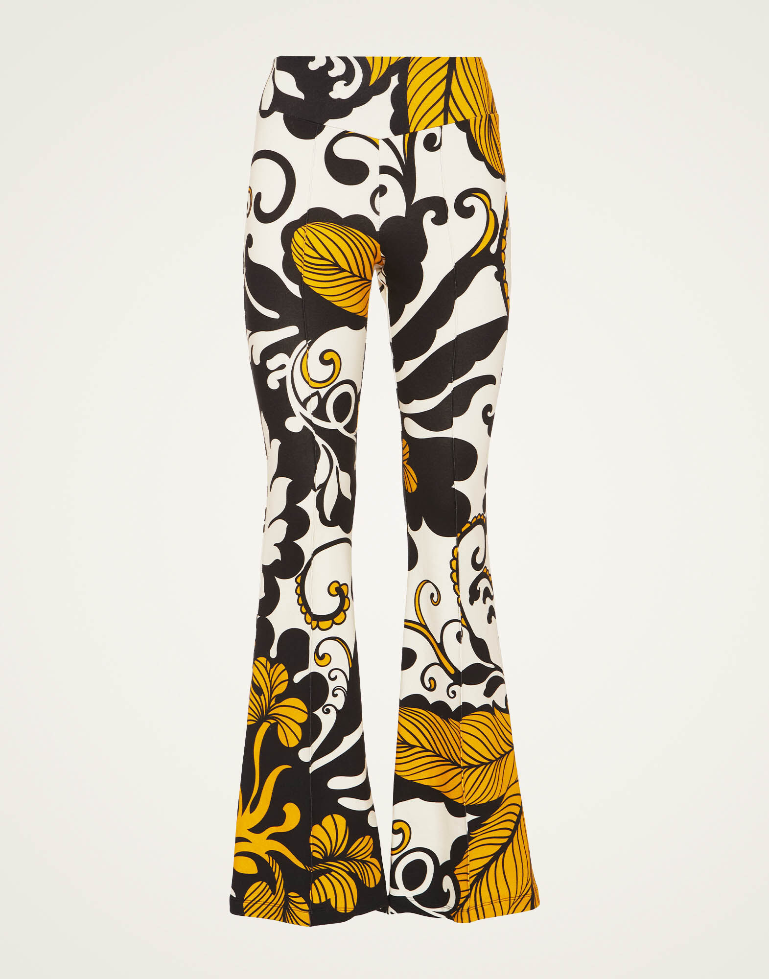 La DoubleJ New Meditation Pants Marea Black & White TRO0147JER020MRE01BL03