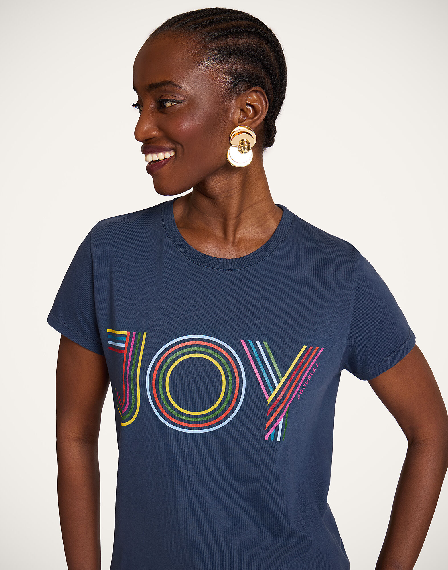 La DoubleJ High Tee Shirt Joy Navy TSH0069JER079SOP06BU06