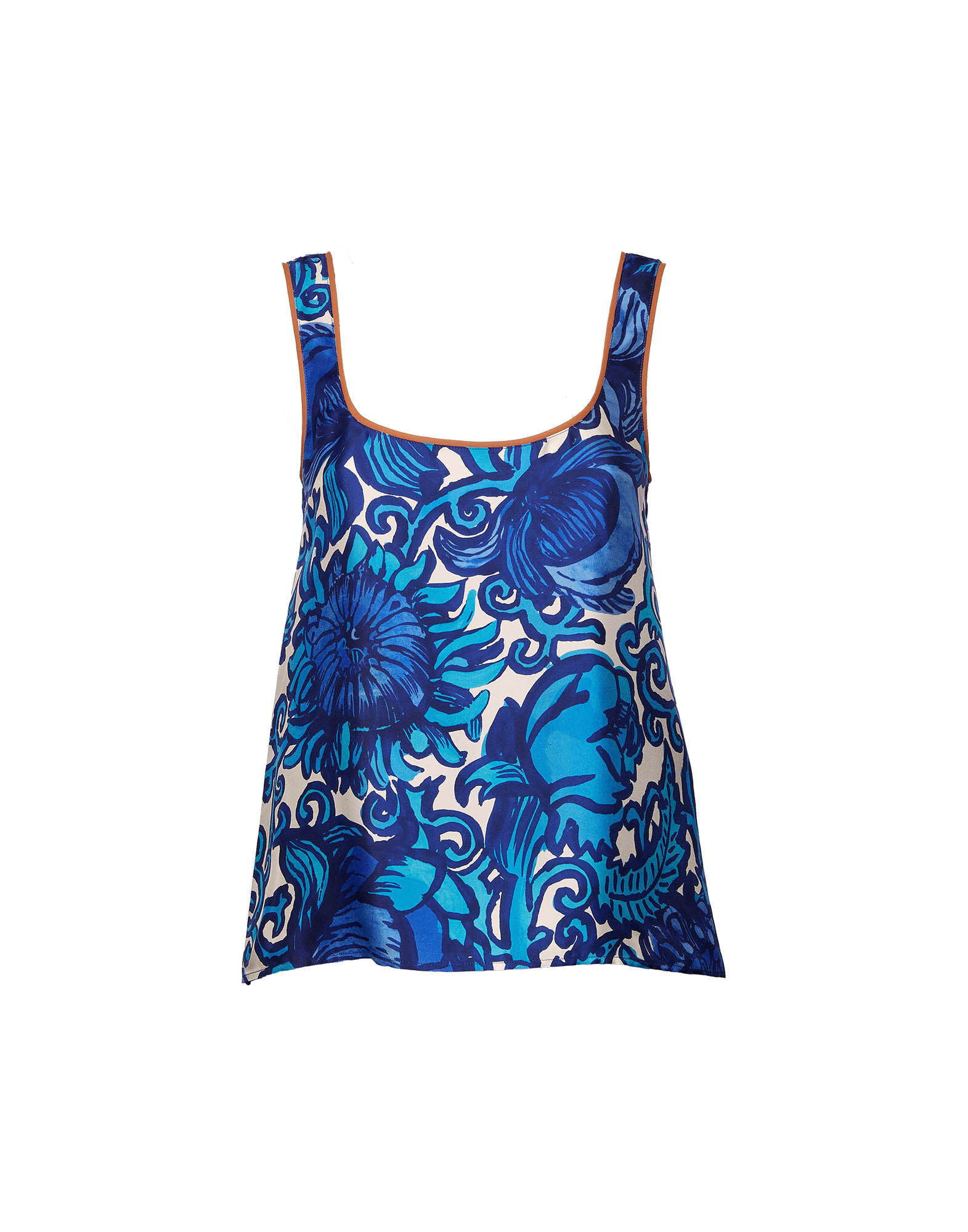 La DoubleJ Twirl Top Anemone TOP0085SIL001ANE01BU03