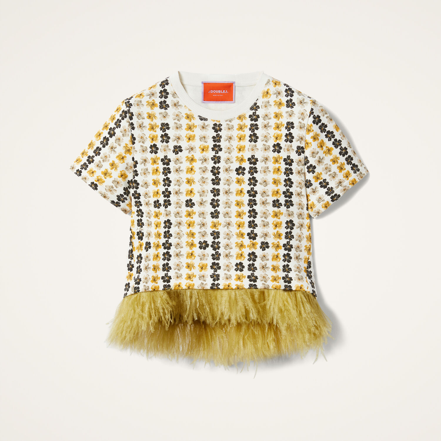 La Doublej La Scala Tee In Cupid White