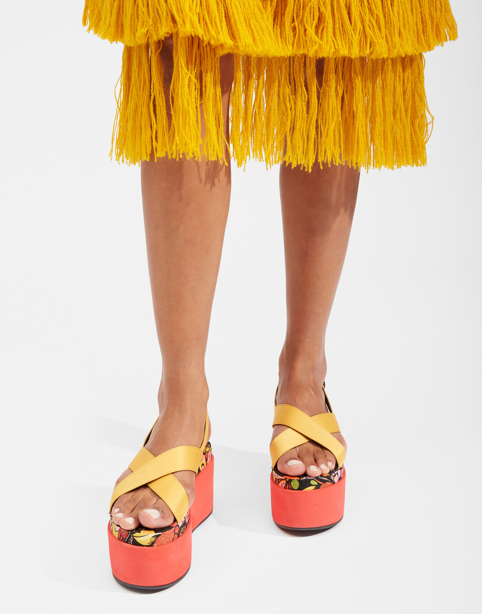 La DoubleJ Criss-Cross Platforms Eden SHO0023FOD001EDE0002