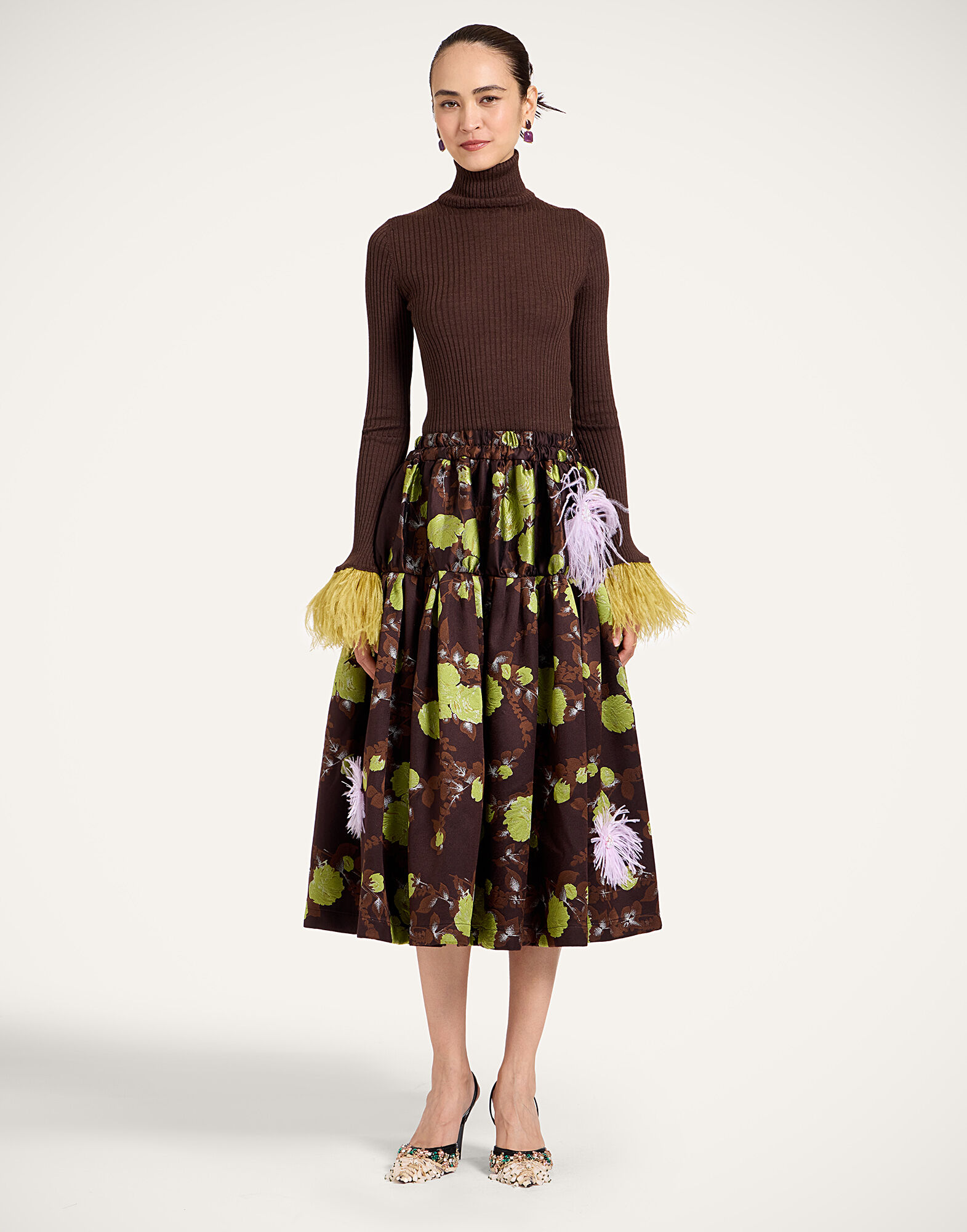 La DoubleJ Gala Skirt Devon Brown SKI0214JCQ141DEV05BR02