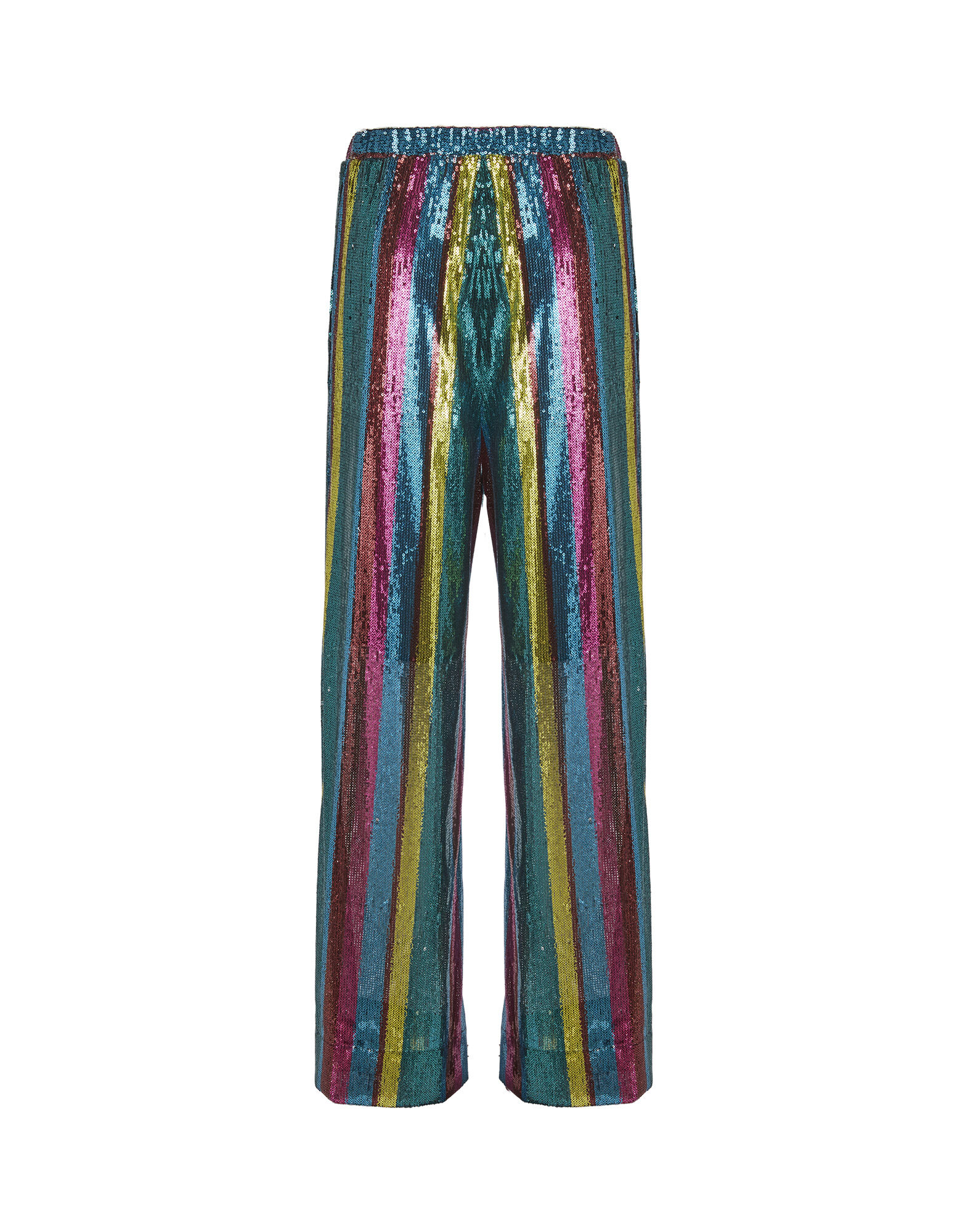 La DoubleJ Holiday Palazzo Pants Riga Rainbow TRO0075PAI002RIG0013