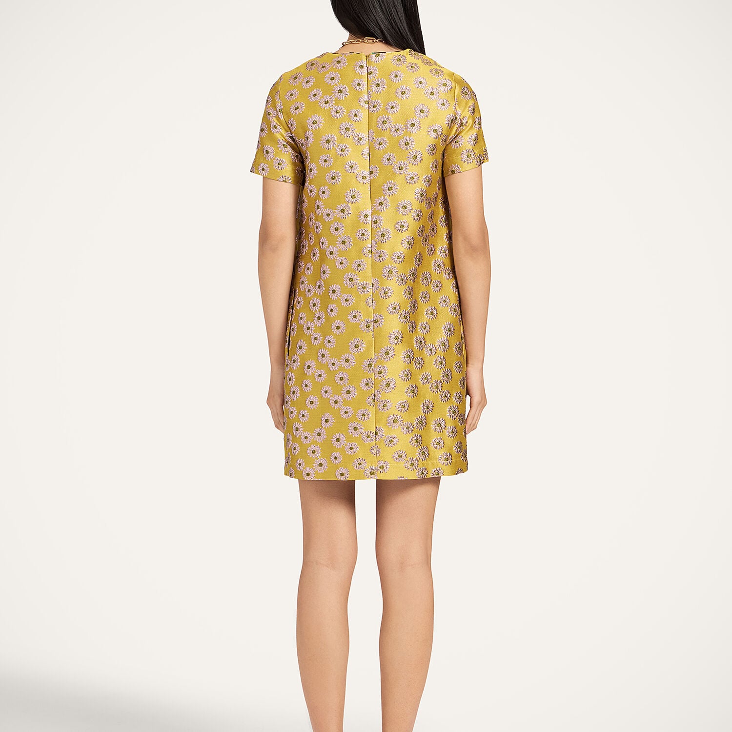  La Doublej Dresses Gend - Mini Swing Dress Margarita L 42% Polyester 37% Cotton 9% Metal 7% Silk 5% Polyamide 