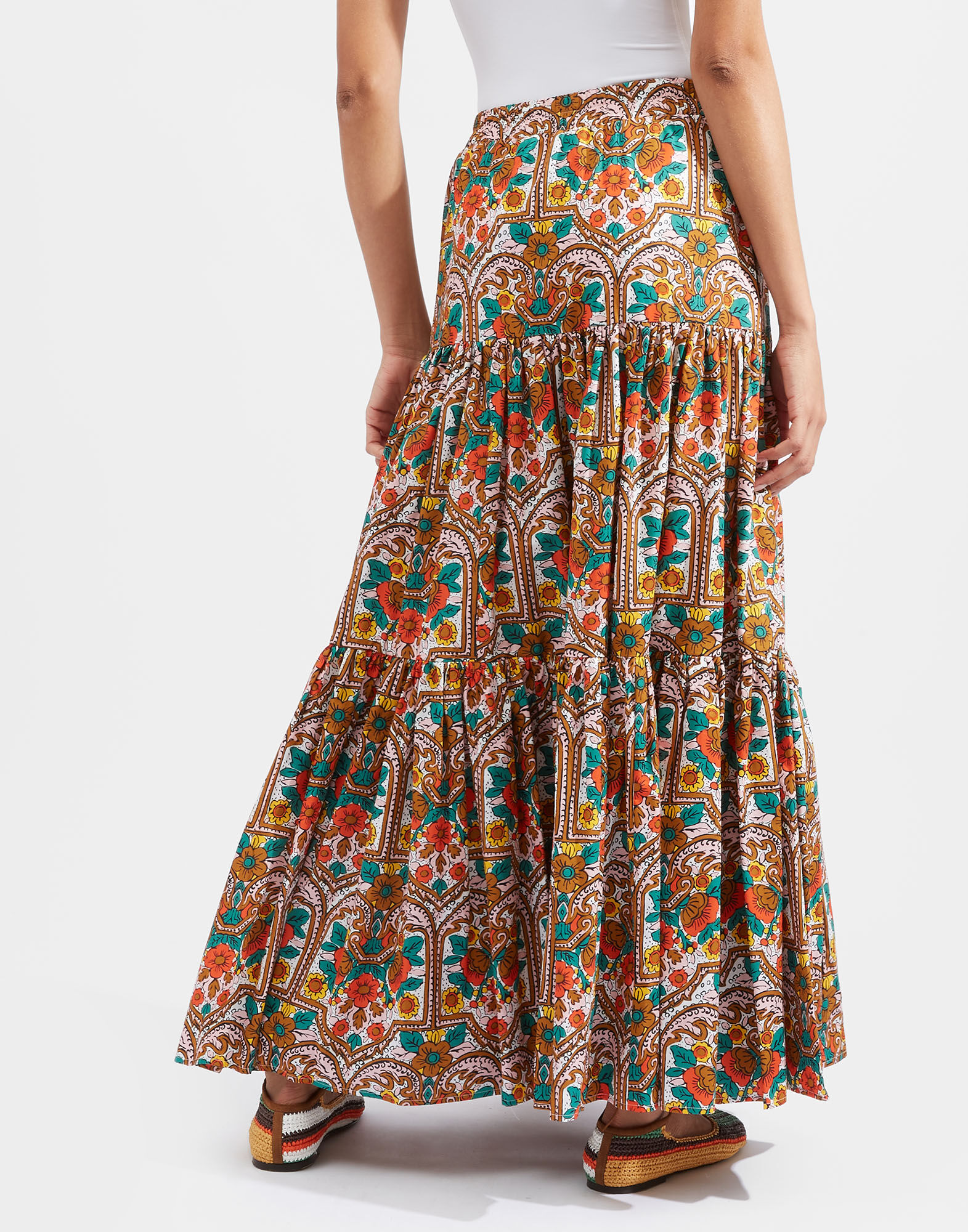 Big Skirt in Corte White for Women La DoubleJ