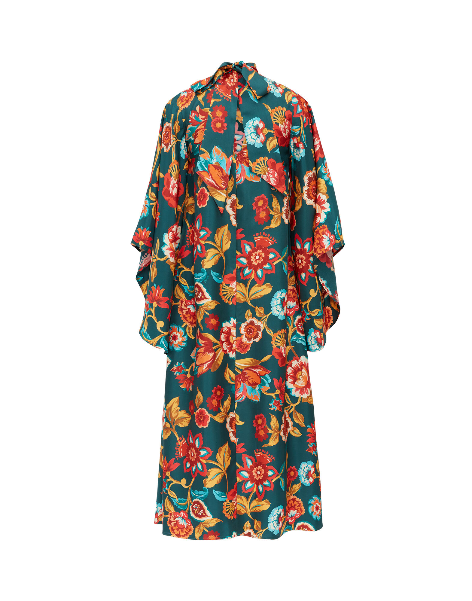 La DoubleJ Magnifico Midi Dress Hottie Emerald DRE0702SIL001HOT01GR04