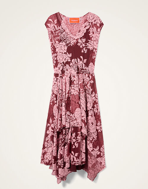 La DoubleJ Do It All Lacey Dress Solid Pink DRE1003LAC005BIC01PI01