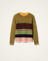 La DoubleJ Brera Sweater La DoubleJ Brera Sweater Multicolor Yellow PUL0320KNI181VA425OR02