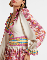 La DoubleJ Reina Mini Dress Zodiac Plac&eacute;e Multicolor DRE0699VIS017ZOD01MU01
