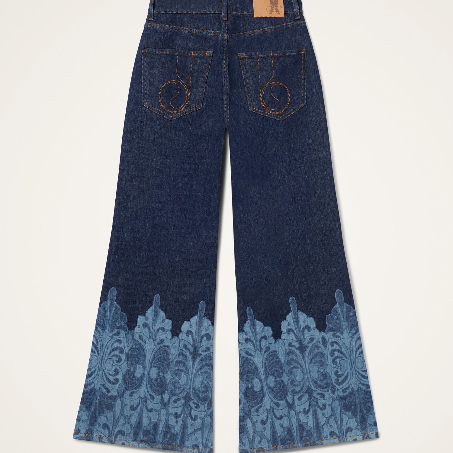  La Doublej Shorts & Pants Women - The Cropped Flare Jean Cocoon Placée Indigo 30 99% Cotton 1% Elastan 