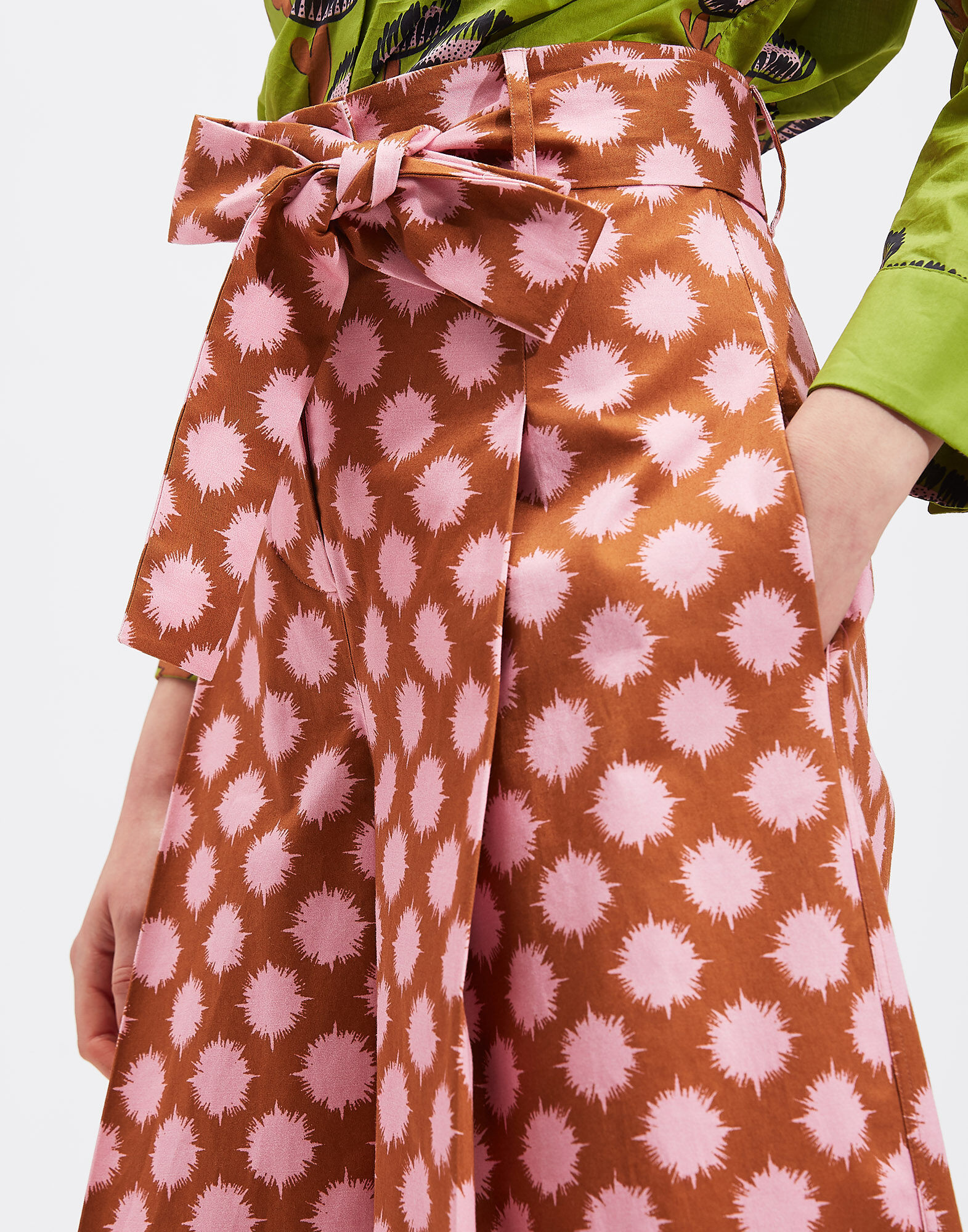 LaDoubleJ Balloon Pants Pom Pom Rosa TRO0012COT006PMP0002