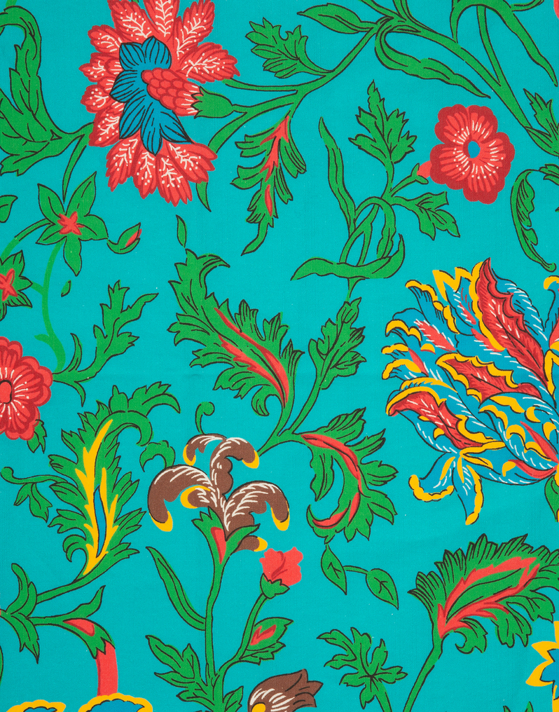 La DoubleJ Dishtowel La DoubleJ Dishtowel Dragon Flower Turchese DST0001COT019DRA0005