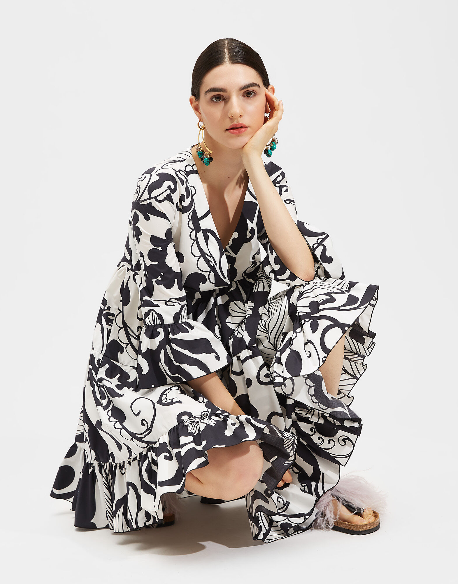 LaDoubleJ Short Jennifer Jane Dress Marea Bianco DRE0164COT001MRE0004