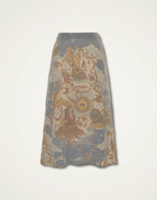 La DoubleJ All-In Skirt Light Blue SKI0134KNI124VA291BU01