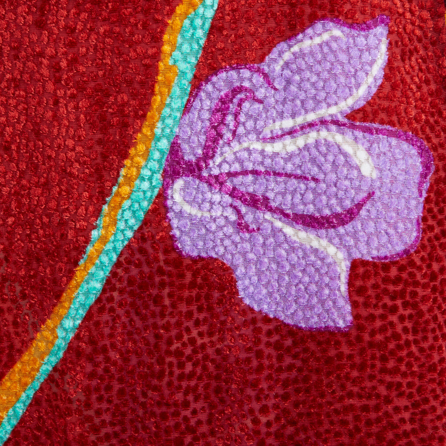 La Doublej Midi Visconti Dress In Maneater Rosso