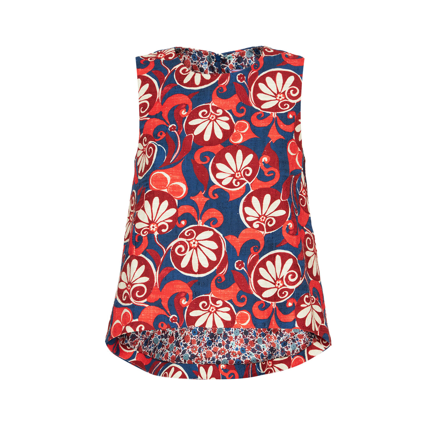 La Doublej La Scala Top In Moonflower Navy