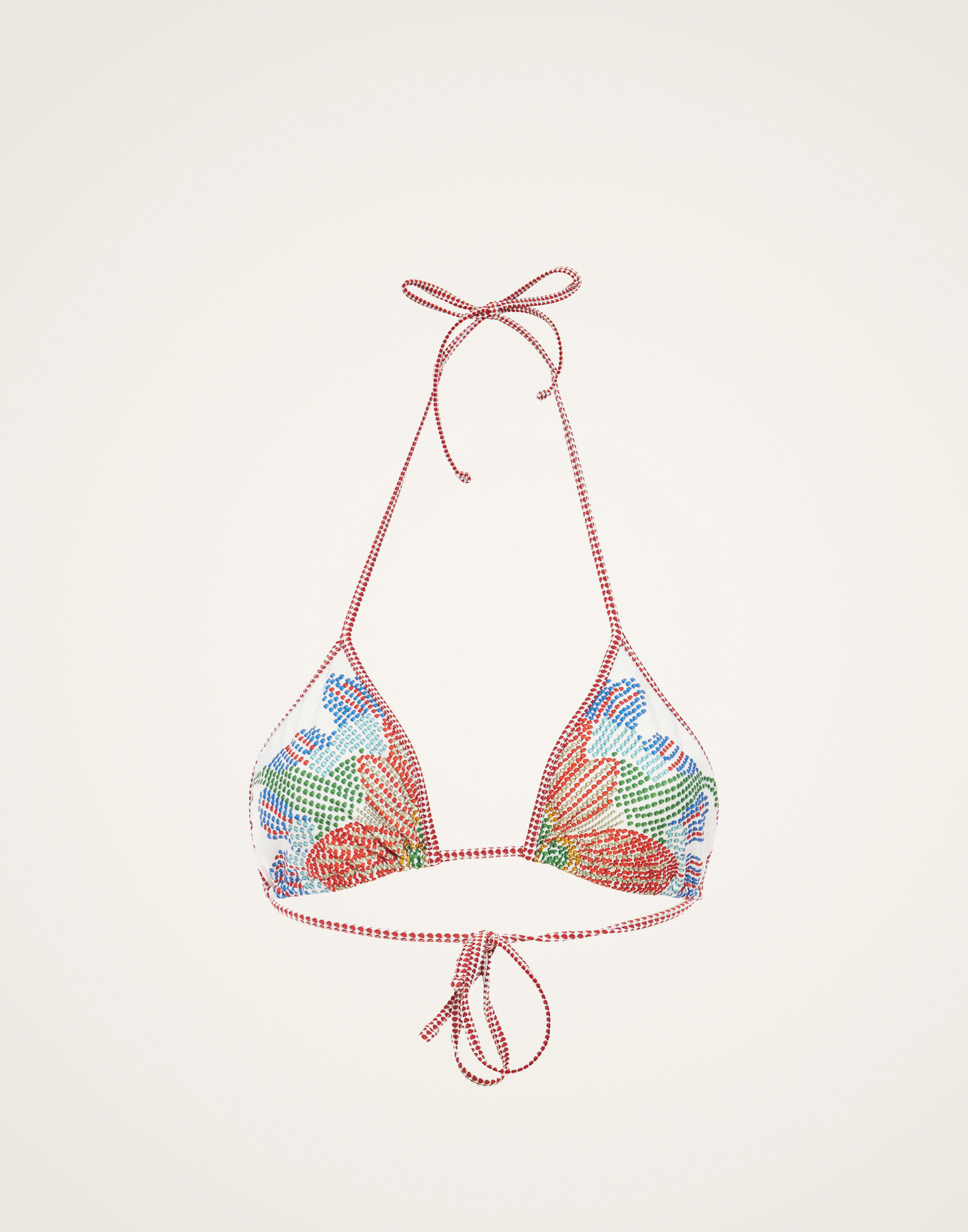 La DoubleJ Bikini Top Grenadilla Plac&eacute;e Off White SWI0032LYC003GRN01WH05