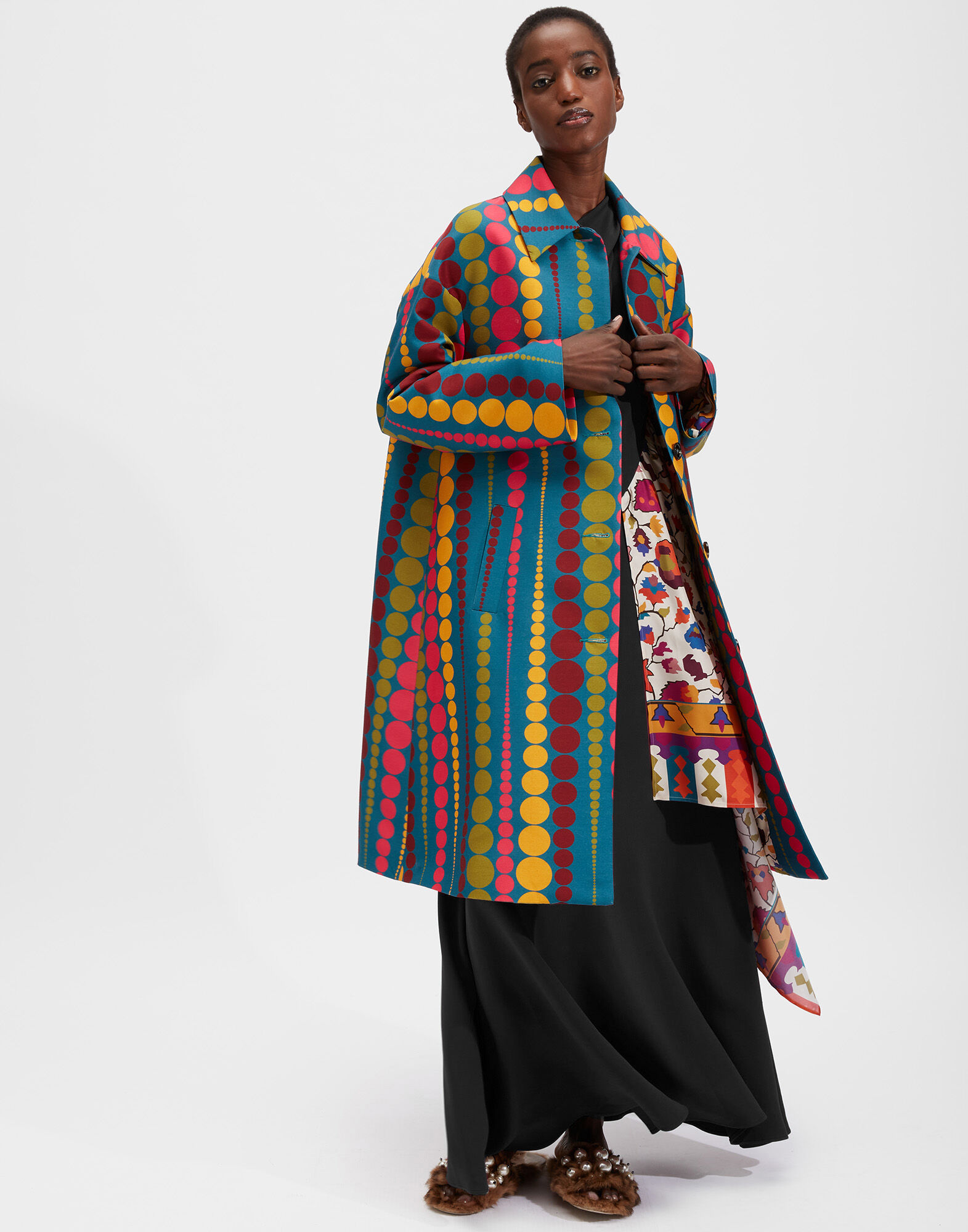 La DoubleJ Boxy Coat Bubbles JAC0014CAD001BUB0001