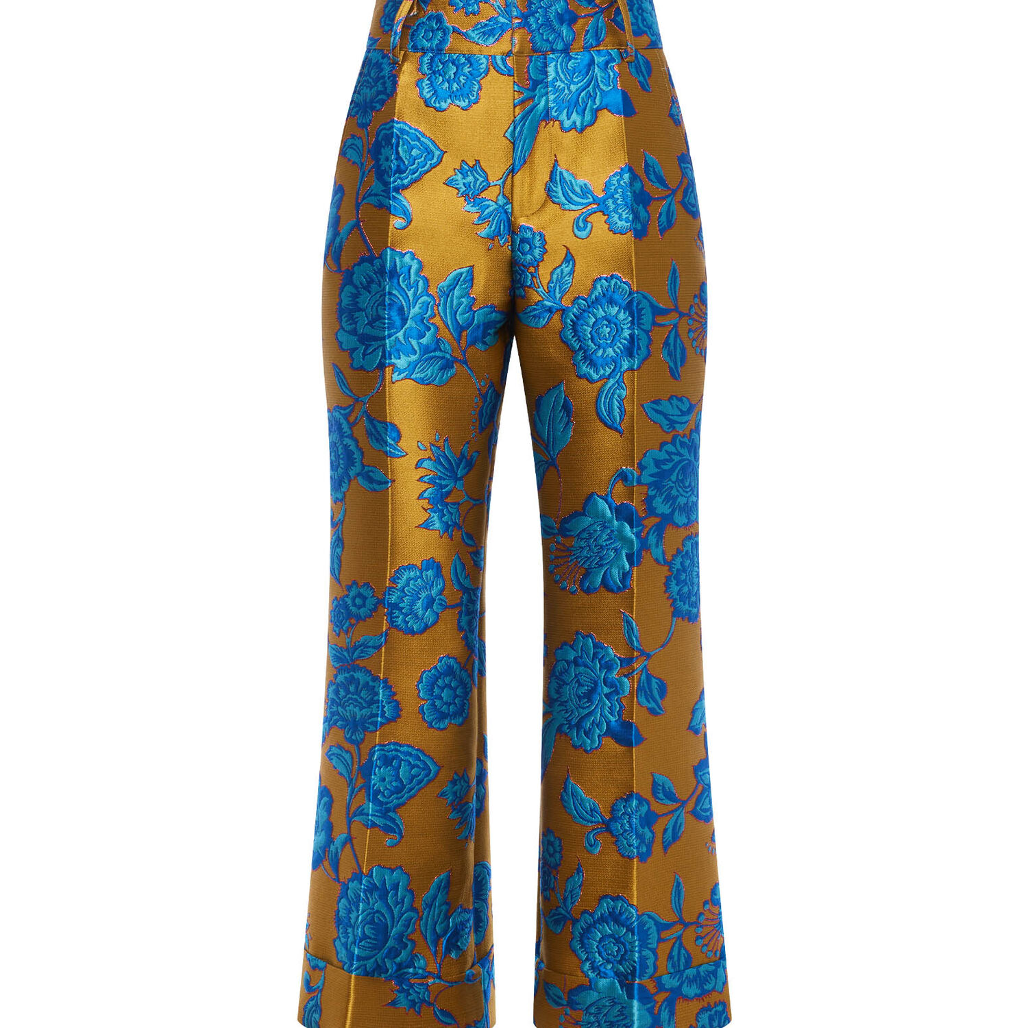Shop La Doublej Hendrix Pants In Hottie Turquoise