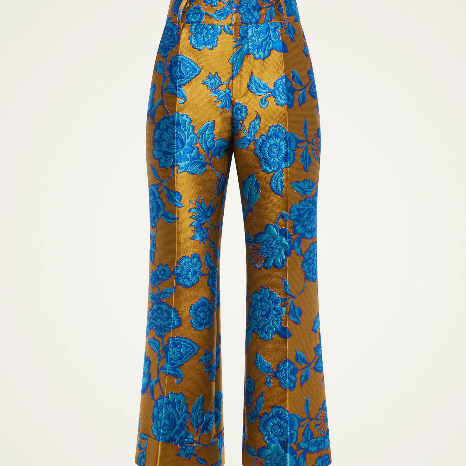 Shop La Doublej Hendrix Pants In Hottie Turquoise