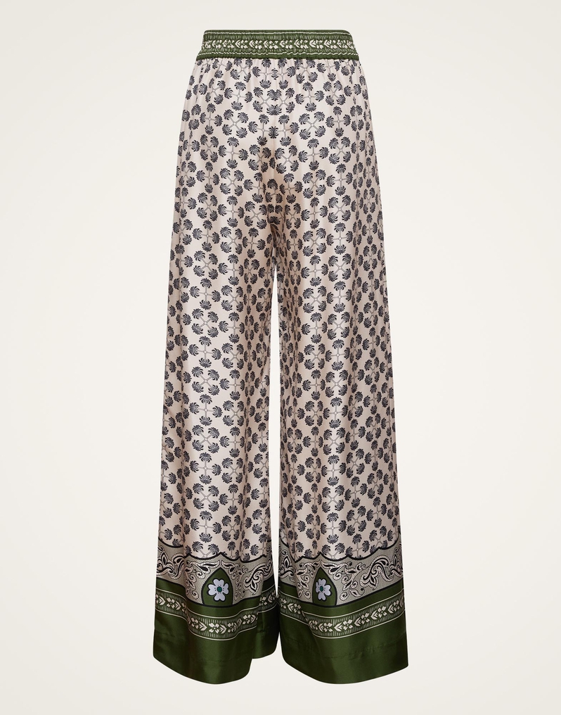 La DoubleJ Palazzo Pants La DoubleJ Palazzo Pants Mirage Placée Green TRO0026SIL006AGE01GR02