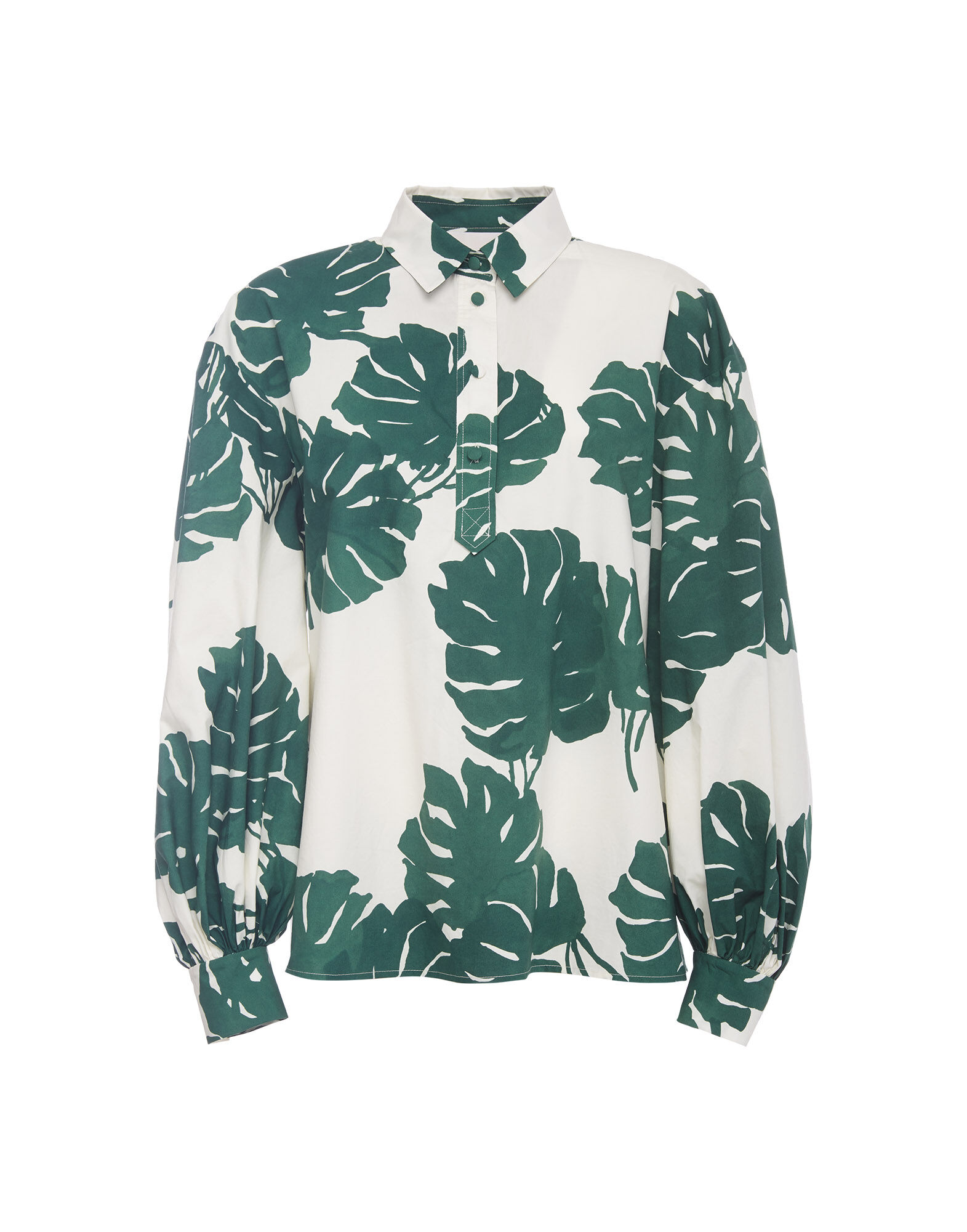 LaDoubleJ Poet Shirt Monstera SHI0055COT001MON0001