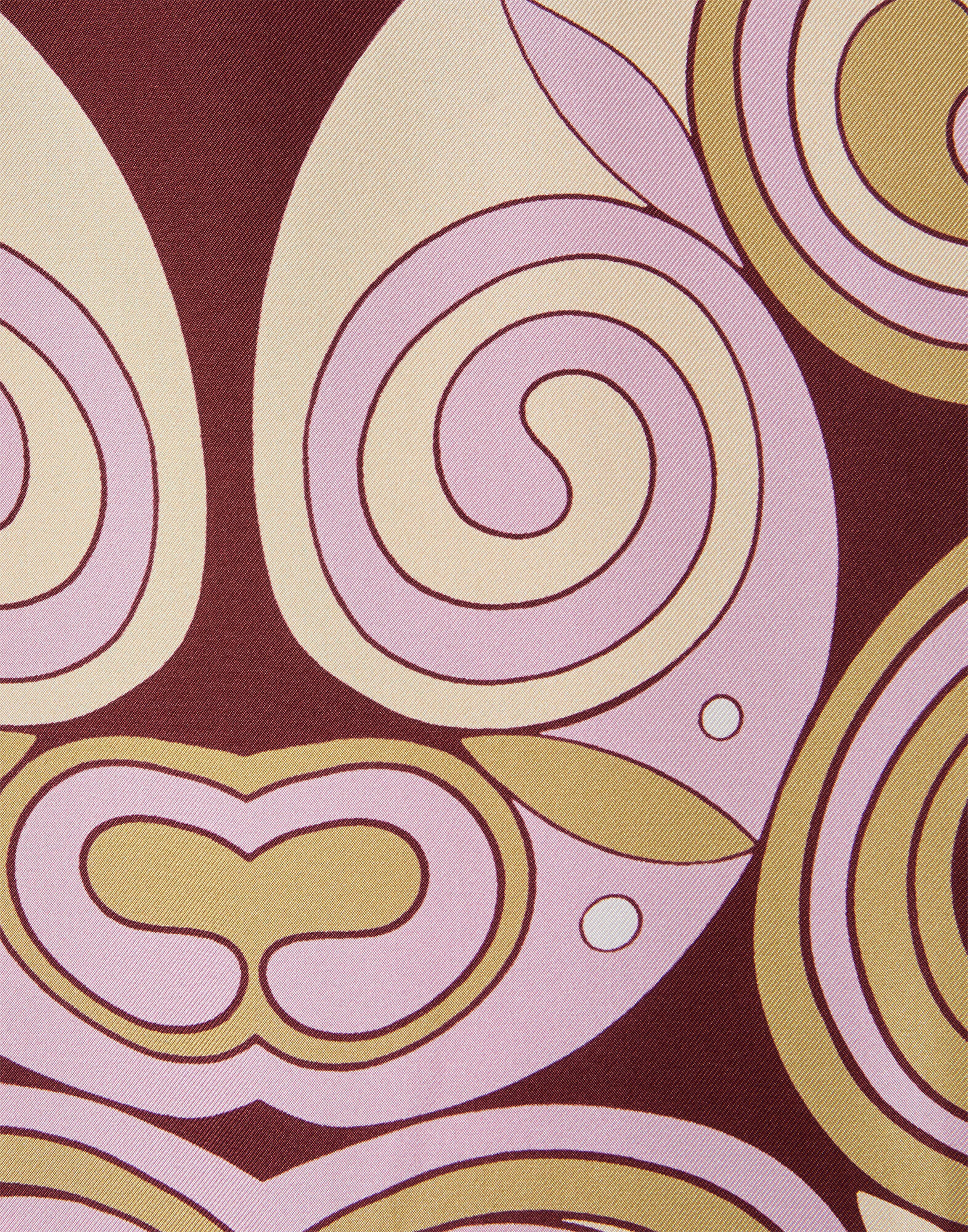 La DoubleJ Muumuu Dress Round Neck Kells Swirl Plac&eacute;e Burgundy DRE0574SIL006KLS01RE07
