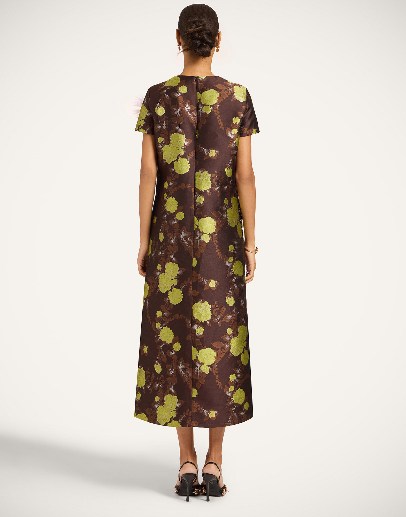 La DoubleJ Super Swing Dress Devon Brown DRE1147JCQ141DEV05BR02