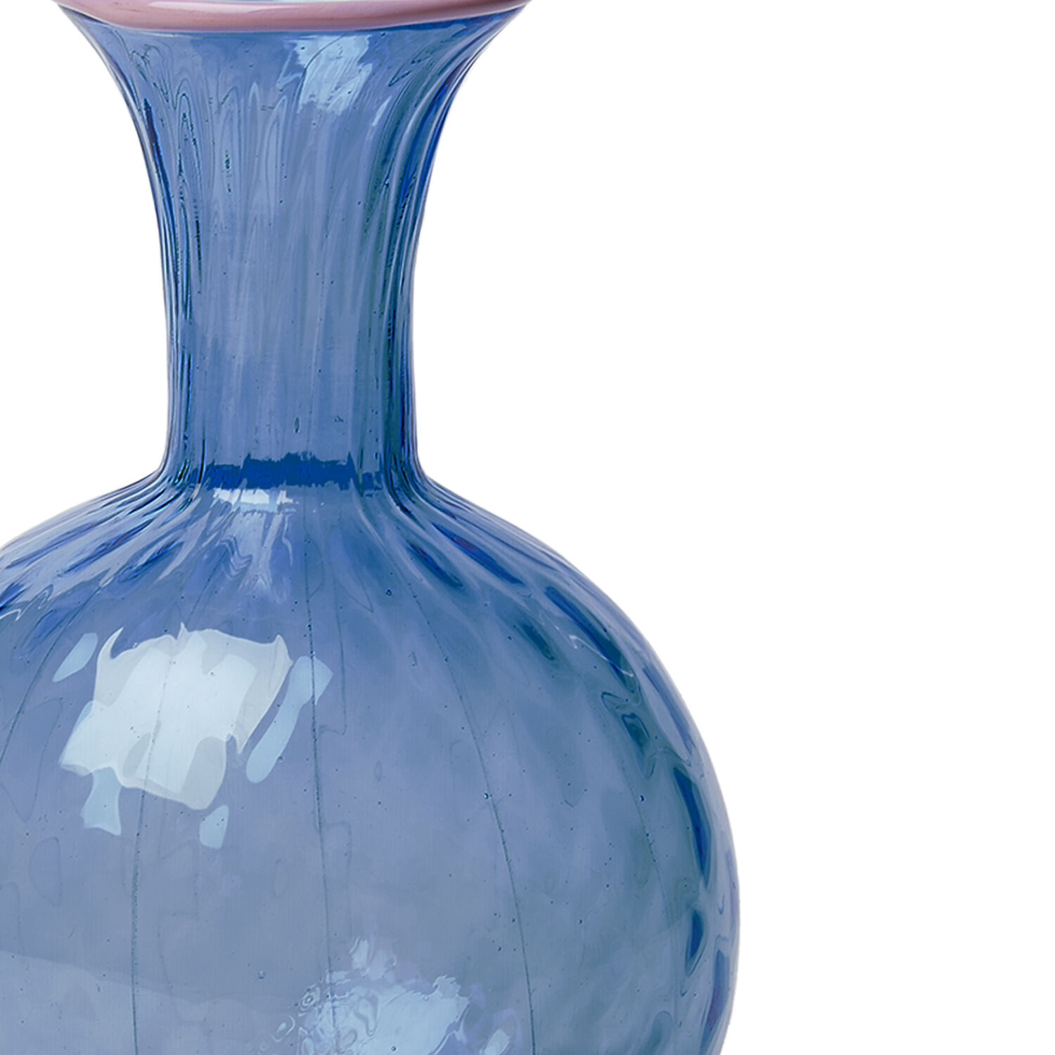 La Doublej Carafe In Blue Fume In Blu Fumé